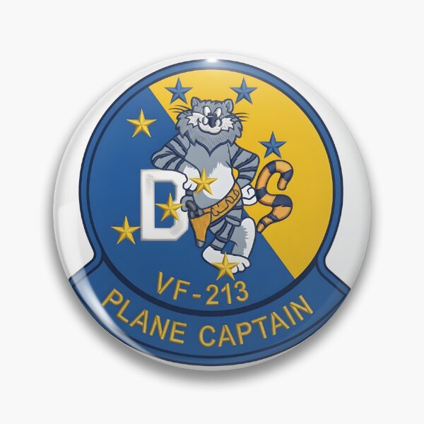 Item preview, VF-213 Blacklions "Plane Captain" Insignia designed and sold by CharlieDesings.