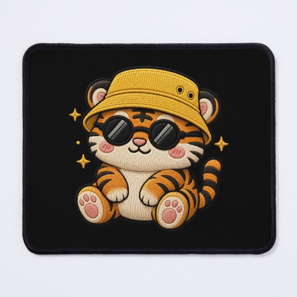 Item preview, Cool Tiger Embroidery Patch Cute Kawaii designed and sold by ColorSplash123.