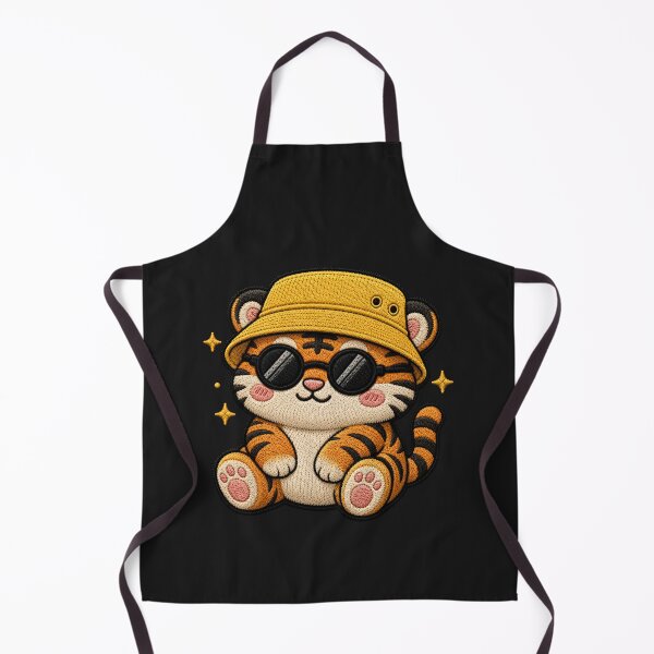 Item preview, Cool Tiger Embroidery Patch Cute Kawaii designed and sold by ColorSplash123.