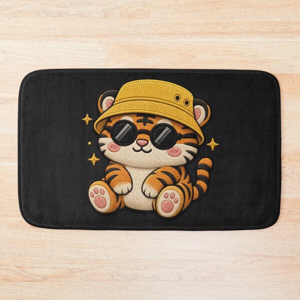 Item preview, Cool Tiger Embroidery Patch Cute Kawaii designed and sold by ColorSplash123.