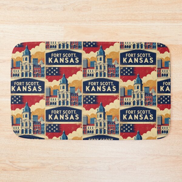 Item preview, Fort Scott Kansas 1950s USA Vintage Travel Tourism designed and sold by TravelersGems.