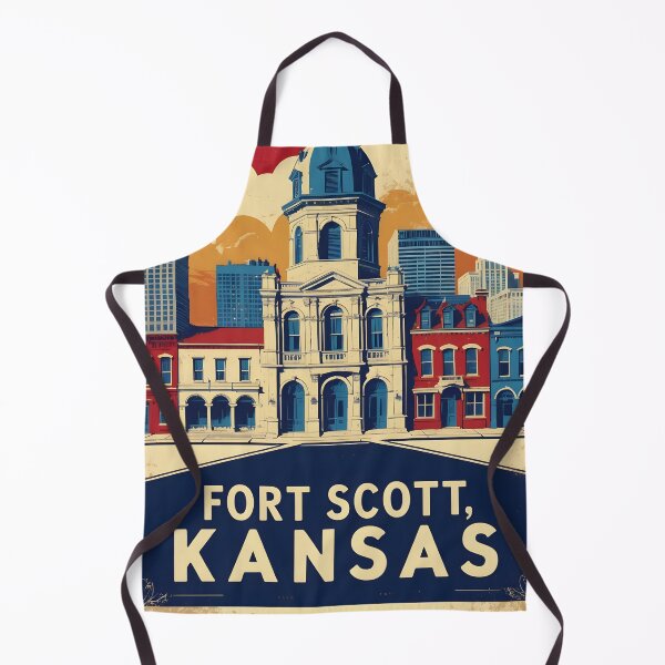 Item preview, Fort Scott Kansas 1950s USA Vintage Travel Tourism designed and sold by TravelersGems.