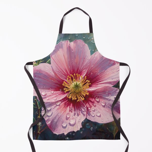 Item preview, Romantic Pink Flower with Raindrops designed and sold by andreavlad.