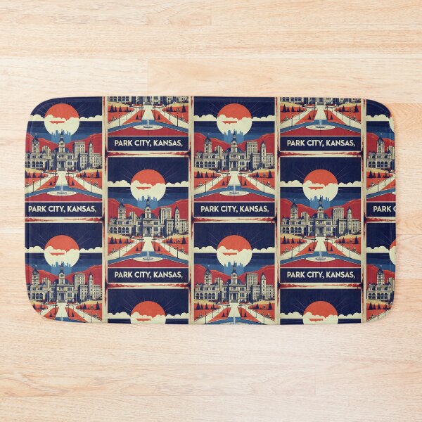 Item preview, Park City Kansas 1950s USA Vintage Travel Tourism designed and sold by TravelersGems.