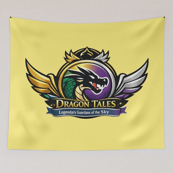 Item preview, Dragon Tales Crest – Legendary Guardians of the Sky designed and sold by Yasmine Mohammed.
