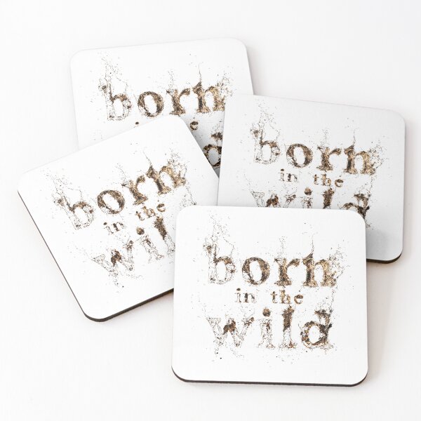 Item preview, MOTIVATION PHRASES - Born in the wild designed and sold by MetusArt.