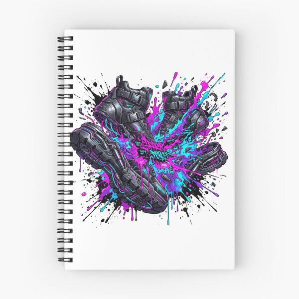 Item preview, Cyberpunk Techwear Sneakers: Neon Syndicate Edition designed and sold by OnikaD art.