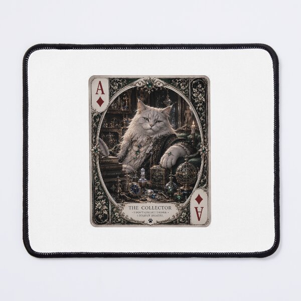 Item preview, The Dealmaker – Dark Luxury Poker Cat Playing Card designed and sold by LovelyCatGalaxy.