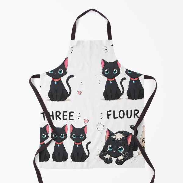 Item preview, Funny Black Cats kawaii manga style designed and sold by DuncanMaxStar .