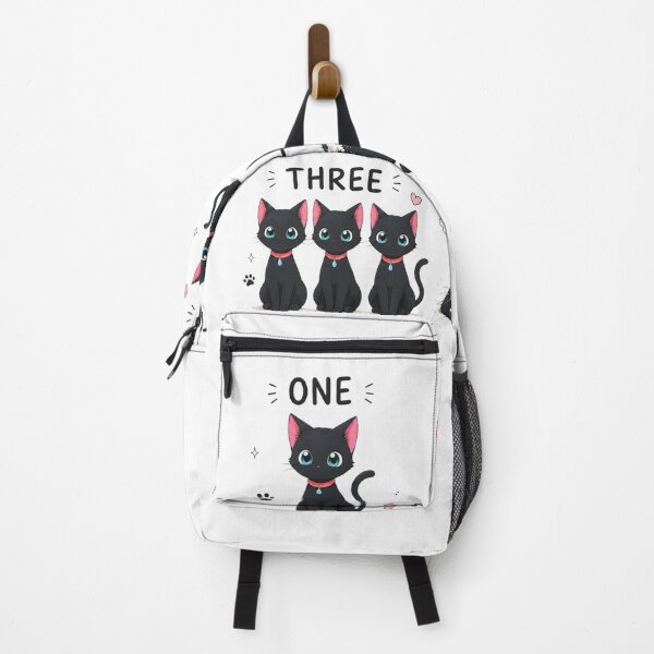 Item preview, Funny Black Cats kawaii manga style designed and sold by DuncanMaxStar .
