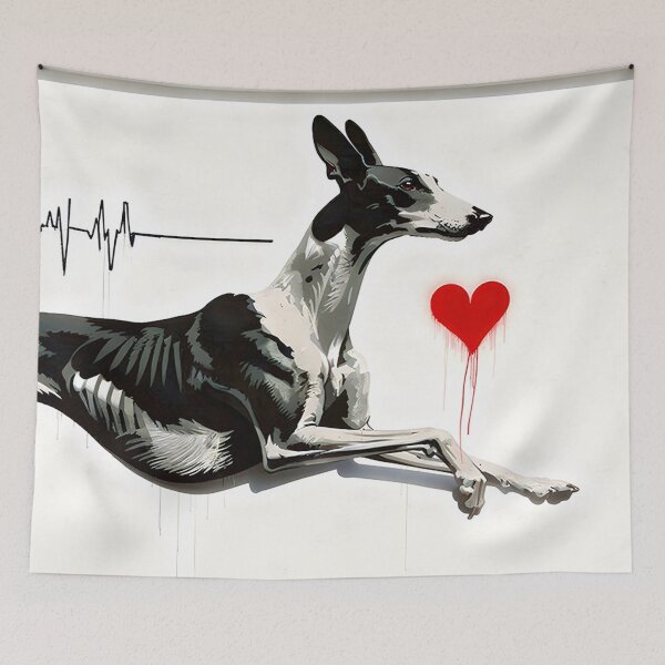 Item preview, GALOGO - Street Variations - Galgo Stencil_No50 designed and sold by GALOGO – Art for Sighthounds & Animal Welfare.