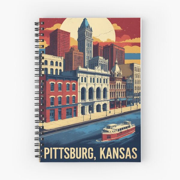 Item preview, Pittsburg Kansas 1950s USA Vintage Travel Tourism designed and sold by TravelersGems.