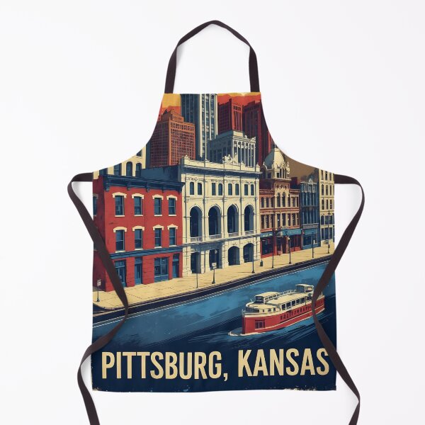 Item preview, Pittsburg Kansas 1950s USA Vintage Travel Tourism designed and sold by TravelersGems.