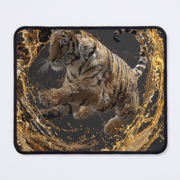 Item preview, Golden Tiger Splash Dynamic Wildlife designed and sold by Visual Foundry.