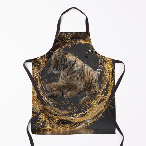 Item preview, Golden Tiger Splash Dynamic Wildlife designed and sold by Visual Foundry.