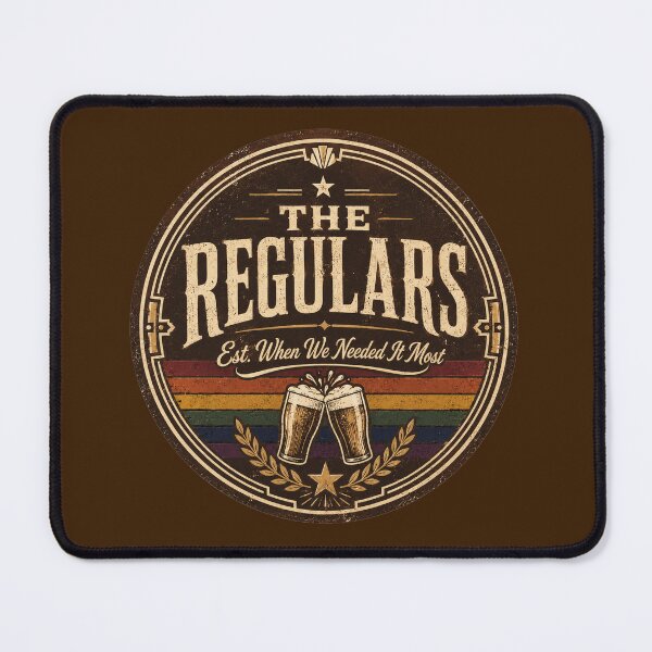 Item preview, The Regulars Vintage Gay Bar Shirt for Men | Mature Gay Pride Gift | Bear Pride Sweatshirt | LGBTQ Chosen Family Gift for Gay Husband designed and sold by DesignAnother.