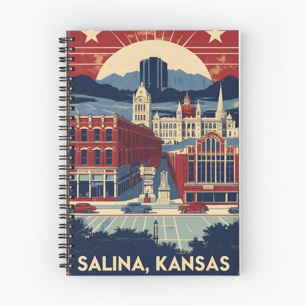 Item preview, Salina Kansas 1950s USA Vintage Travel Tourism designed and sold by TravelersGems.