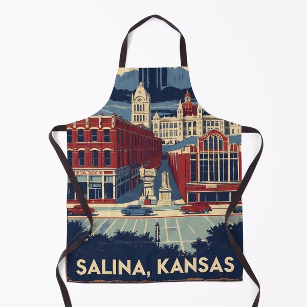 Item preview, Salina Kansas 1950s USA Vintage Travel Tourism designed and sold by TravelersGems.