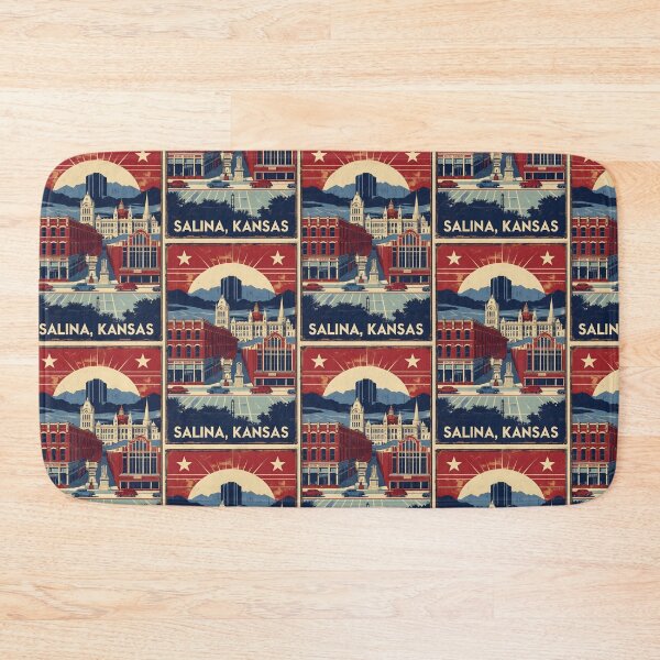 Item preview, Salina Kansas 1950s USA Vintage Travel Tourism designed and sold by TravelersGems.