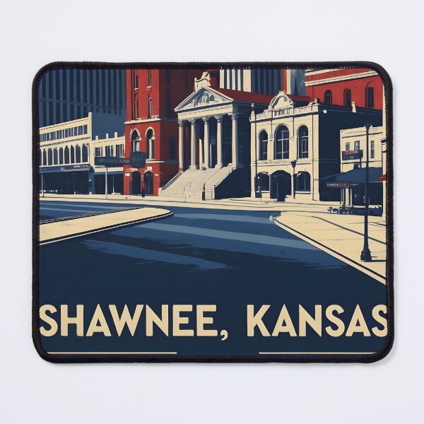Item preview, Shawnee Kansas 1950s USA Vintage Travel Tourism designed and sold by TravelersGems.