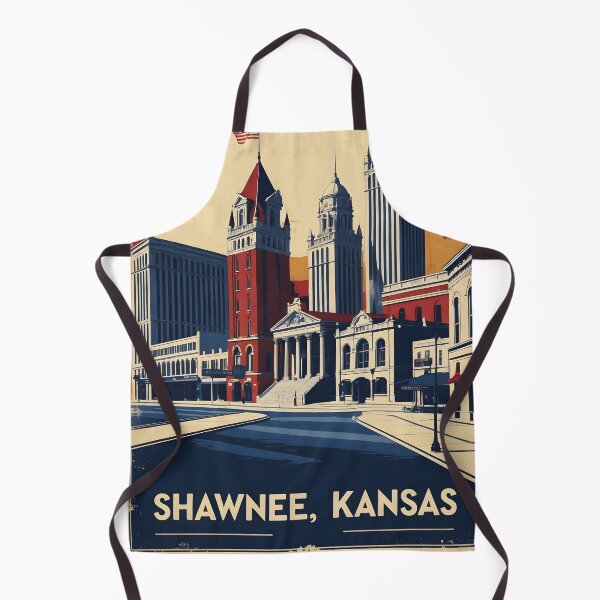 Item preview, Shawnee Kansas 1950s USA Vintage Travel Tourism designed and sold by TravelersGems.