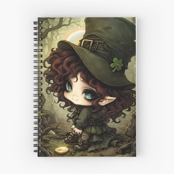 Item preview, Creepy Cute Leprechaun | Irish Folklore Art designed and sold by InkAndGloom.