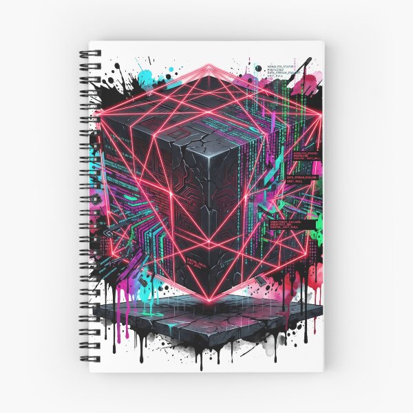 Item preview, The Cyber Cube: Bio-Mechanical Neural Core Art designed and sold by OnikaD art.