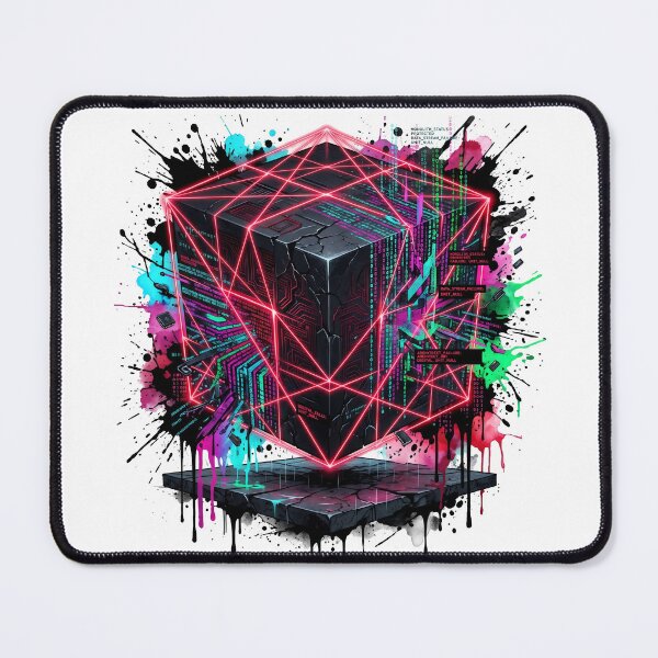 Item preview, The Cyber Cube: Bio-Mechanical Neural Core Art designed and sold by OnikaD art.