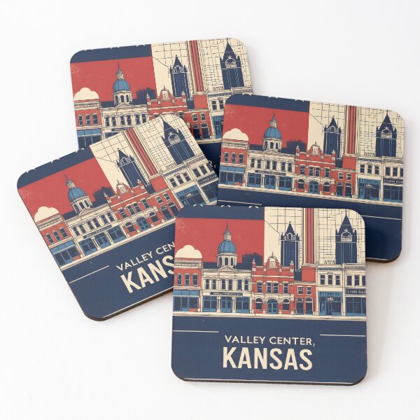 Item preview, Valley Center Kansas 1950s USA Vintage Travel Tourism designed and sold by TravelersGems.