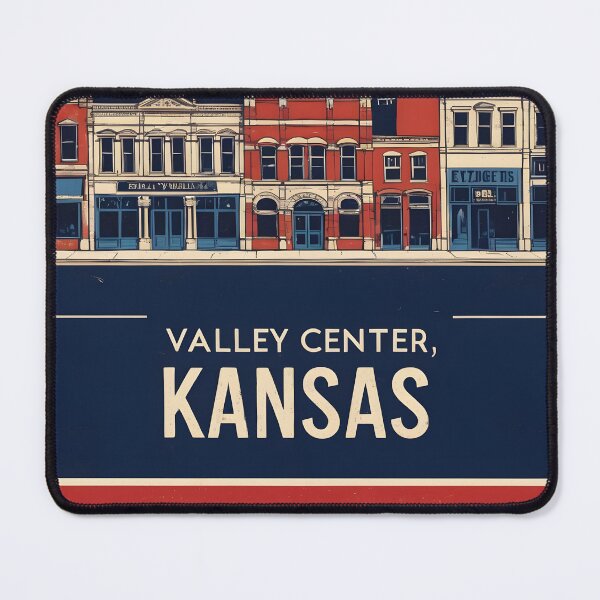Item preview, Valley Center Kansas 1950s USA Vintage Travel Tourism designed and sold by TravelersGems.