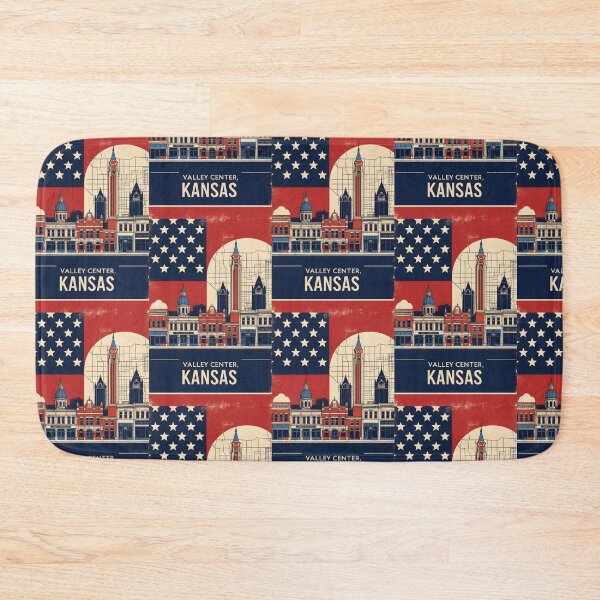 Item preview, Valley Center Kansas 1950s USA Vintage Travel Tourism designed and sold by TravelersGems.