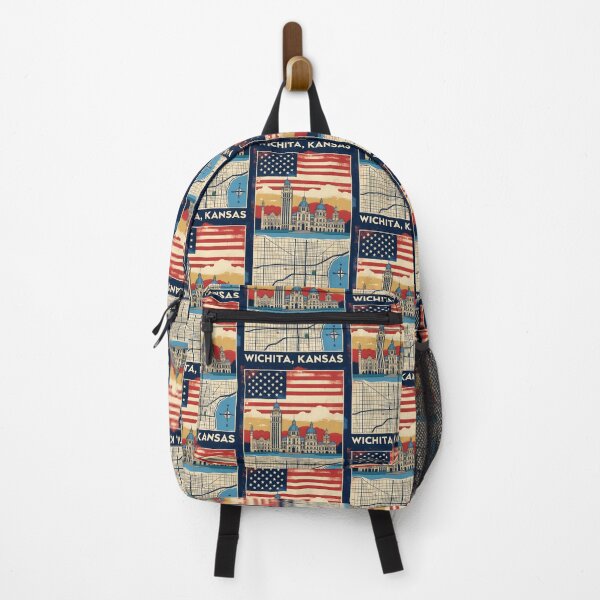 Item preview, Wichita Kansas 1950s USA Vintage Travel Tourism designed and sold by TravelersGems.