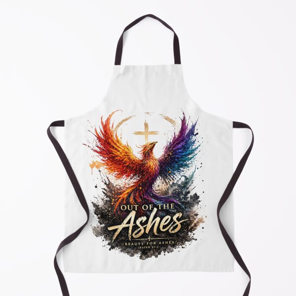 Item preview, Out of the Ashes – Phoenix Christian Faith Isaiah 61:3 Inspirational Design designed and sold by Ashes to Artistry.