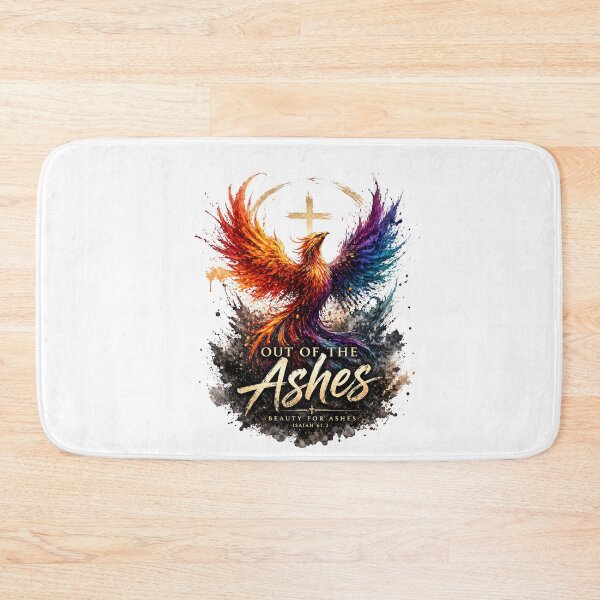 Item preview, Out of the Ashes – Phoenix Christian Faith Isaiah 61:3 Inspirational Design designed and sold by Ashes to Artistry.