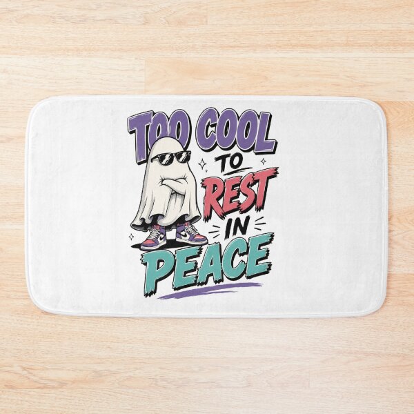 Item preview, Too Cool To Rest In Peace Funny Ghost Halloween T-Shirt designed and sold by BlackBoneArt.