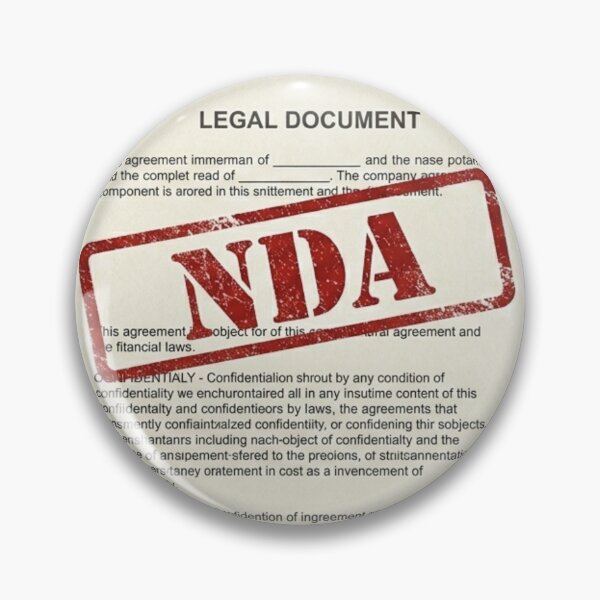 Item preview, Funny Lawyer Gift NDA Confidential Legal Document Attorney Humor designed and sold by AkDesign022.