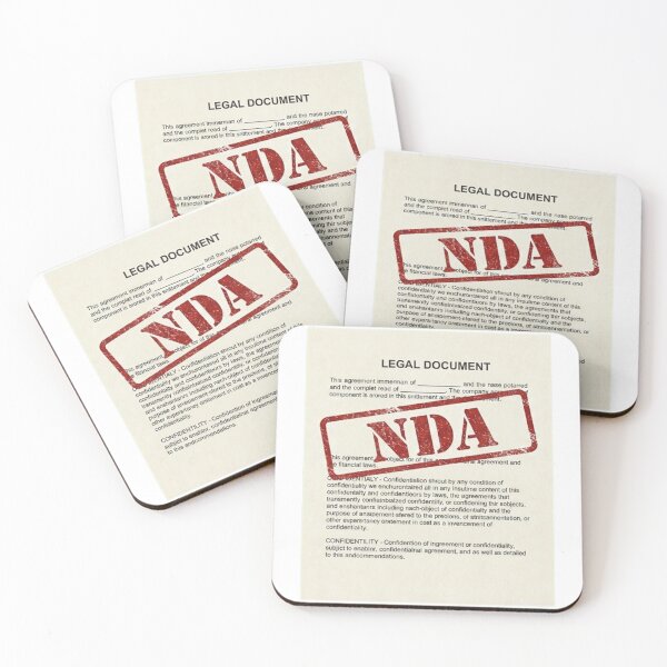 Item preview, Funny Lawyer Gift NDA Confidential Legal Document Attorney Humor designed and sold by AkDesign022.