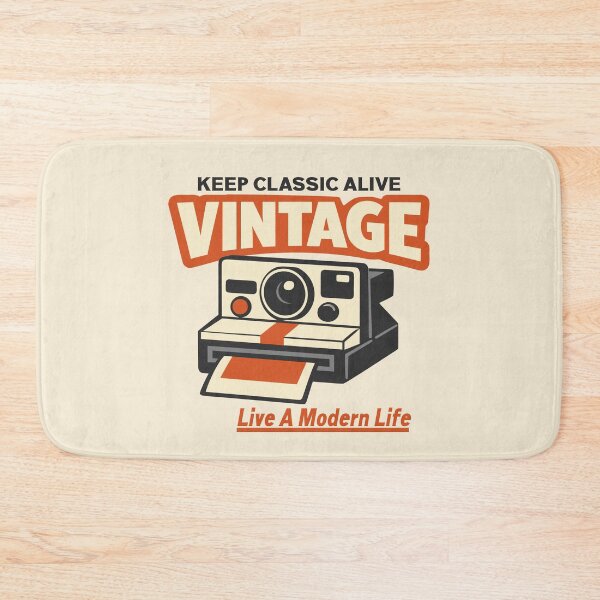 Item preview,  Vintage Inspired design Keep Classic Alive camera Retro Summer designed and sold by Colorfulman.