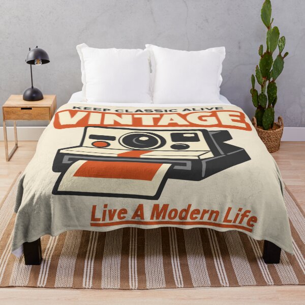 Item preview,  Vintage Inspired design Keep Classic Alive camera Retro Summer designed and sold by Colorfulman.