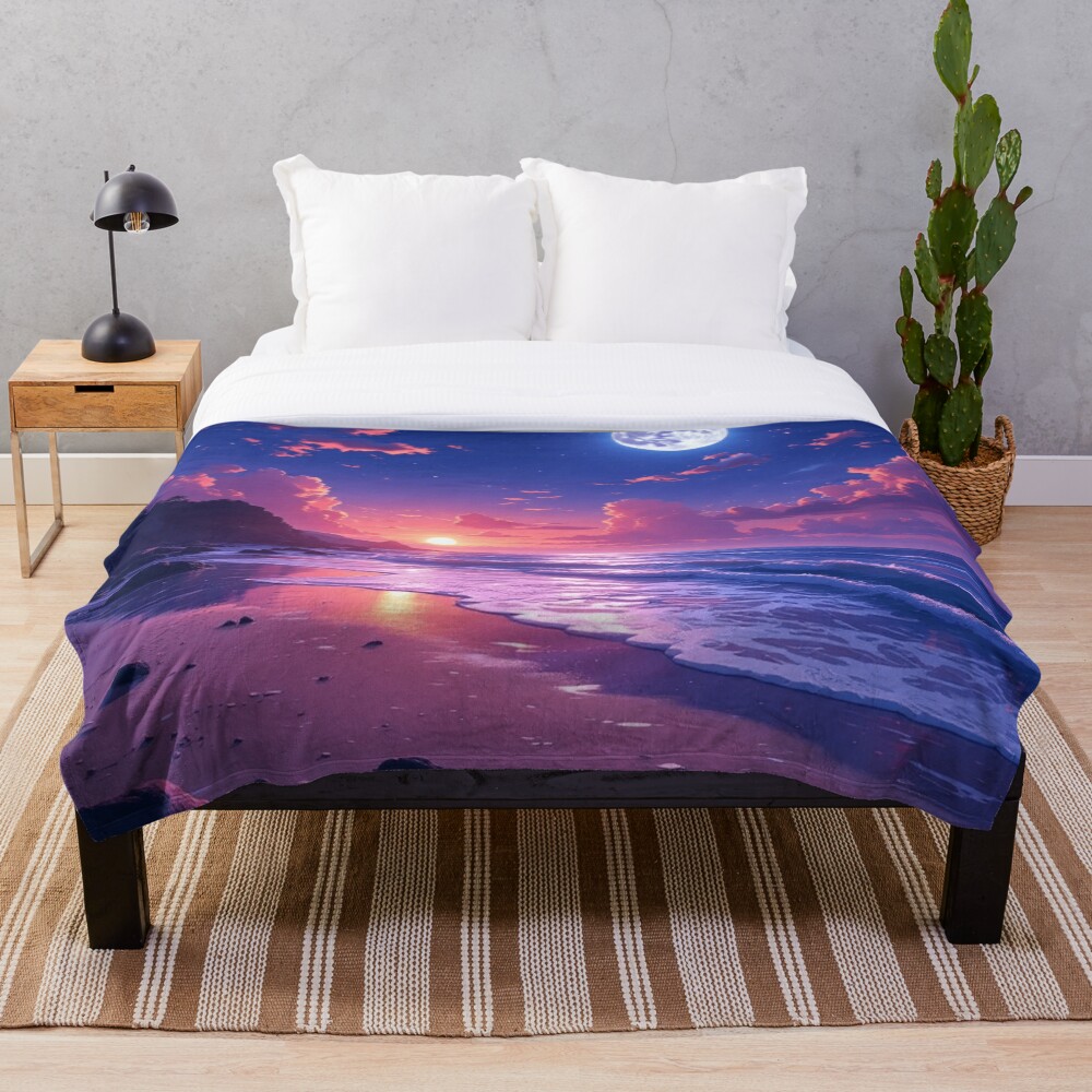 Item preview, Throw Blanket designed and sold by ExoplanetsAlienShop.