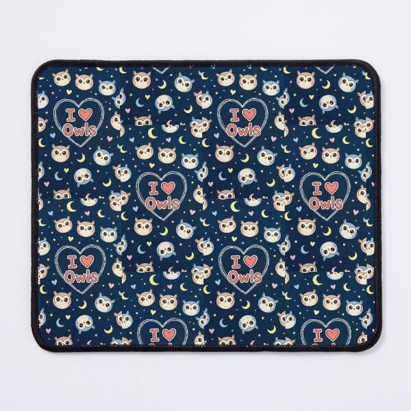 Item preview, I Love Owls Kawaii Pattern designed and sold by Itsheartshop.