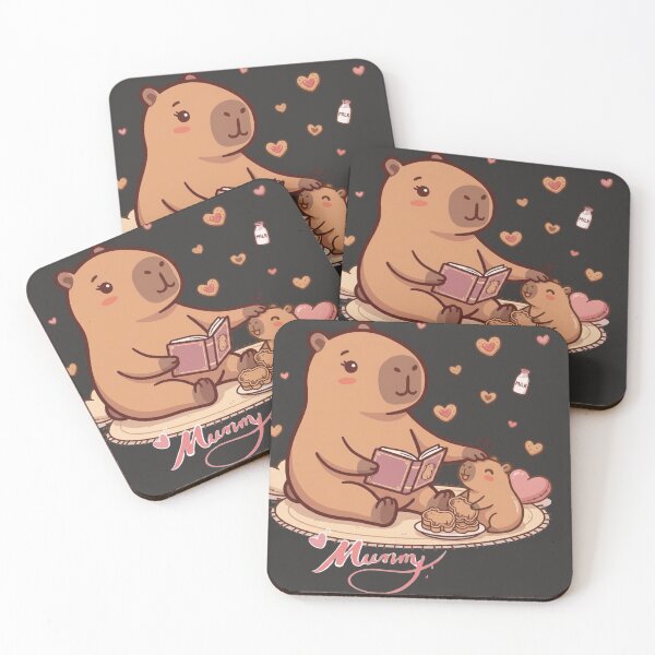 Item preview, Mummy Capybara Storytime and Cookies designed and sold by sanorastyle.