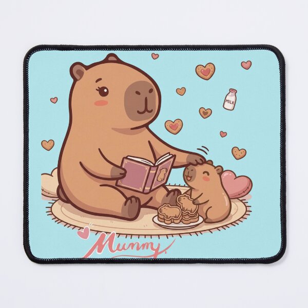 Item preview, Mummy Capybara Storytime and Cookies designed and sold by sanorastyle.