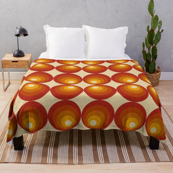Item preview, Retro 70s Mid-Century Tunnel Vision Geometric Pattern designed and sold by Far Out Goods.
