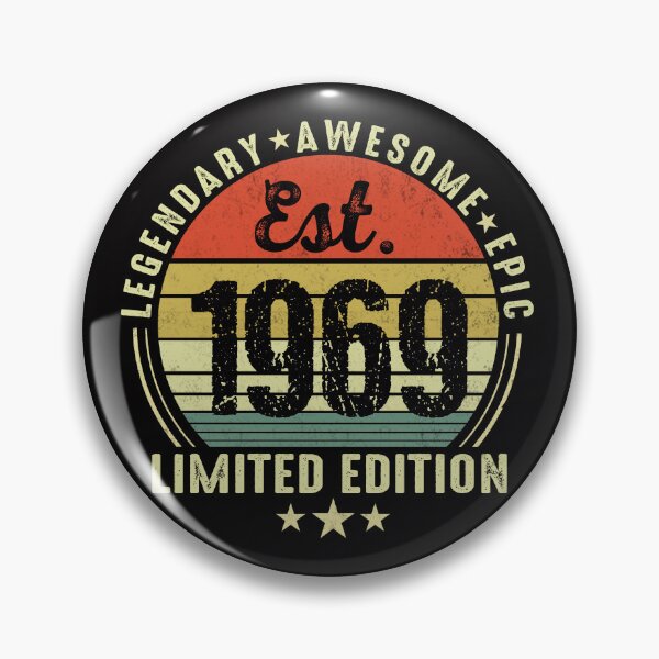 Item preview, Est 1969 Vintage 57th Birthday Retro Gift designed and sold by FernaRoje.
