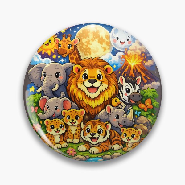 Item preview, Kids cartoon African wildlife animals 2026 designed and sold by M--Y.