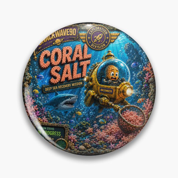 Item preview, Coral Salt | Deep Sea Recovery Mission | Snackwave90 Exploration Division designed and sold by Snackwave Ninety.