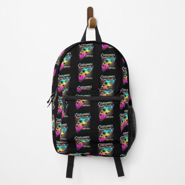 Item preview, Cozumel Map Retro 1980s Neon Sunset Surf designed and sold by DuckOddity.
