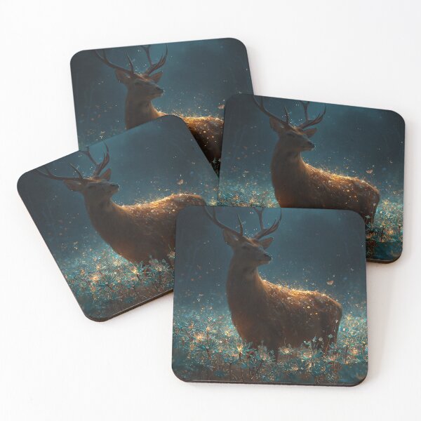 Item preview, Magical Deer In Enchanted Forest designed and sold by Visual Foundry.