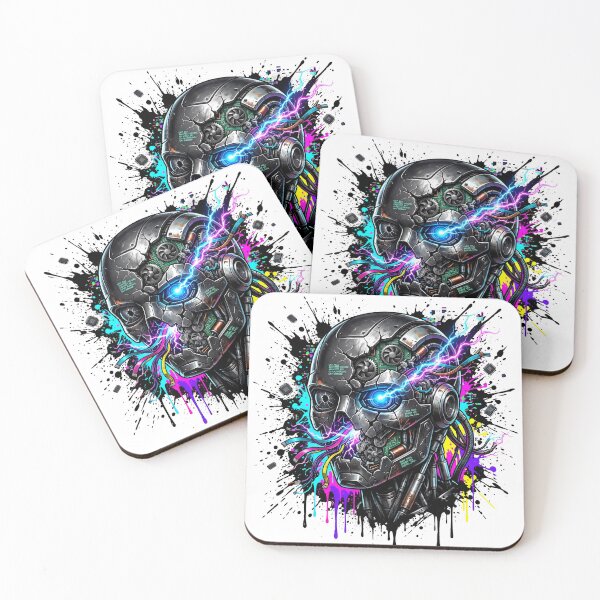 Item preview, Glitch Core: Shattered Robot Malfunction designed and sold by OnikaD art.